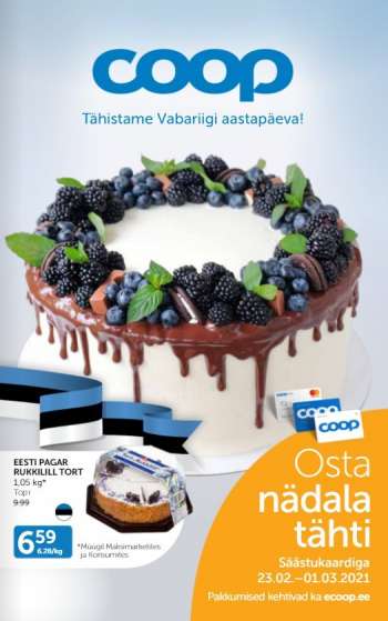 Kaupluse Coop kliendileht - 23.02.2021 - 01.03.2021.