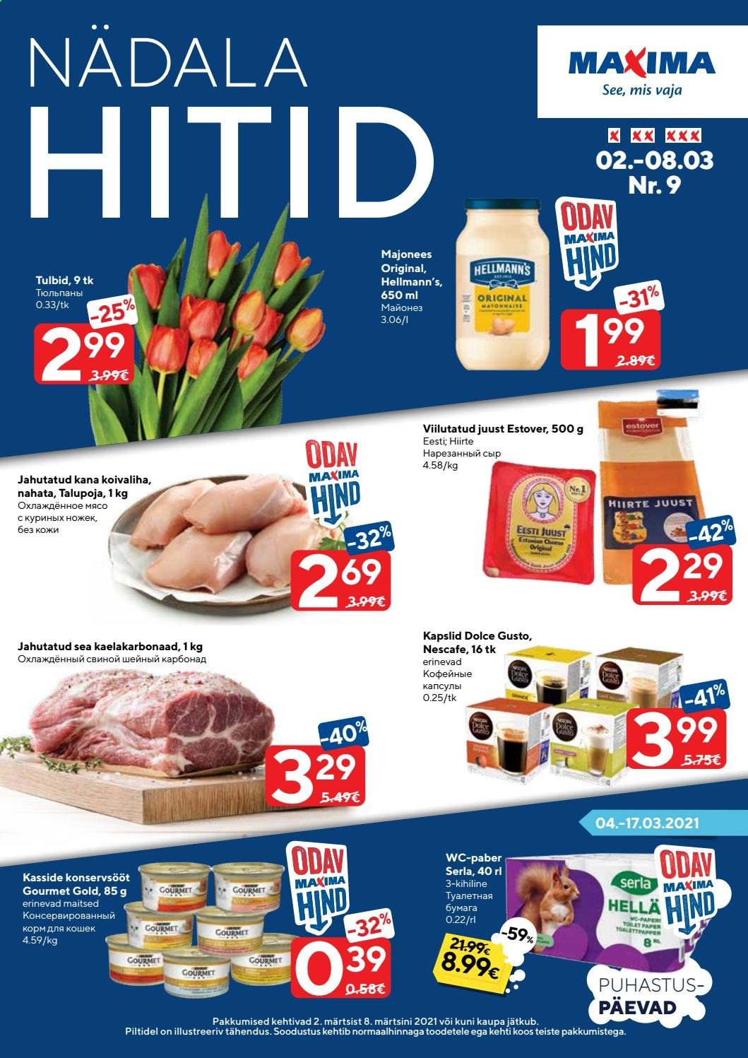 Maxima kliendileht - 02.03.2021 - 08.03.2021. Lehekülg 1