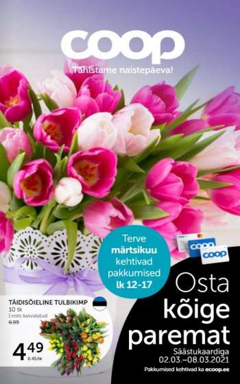 Kaupluse Coop kliendileht - 02.03.2021 - 08.03.2021.