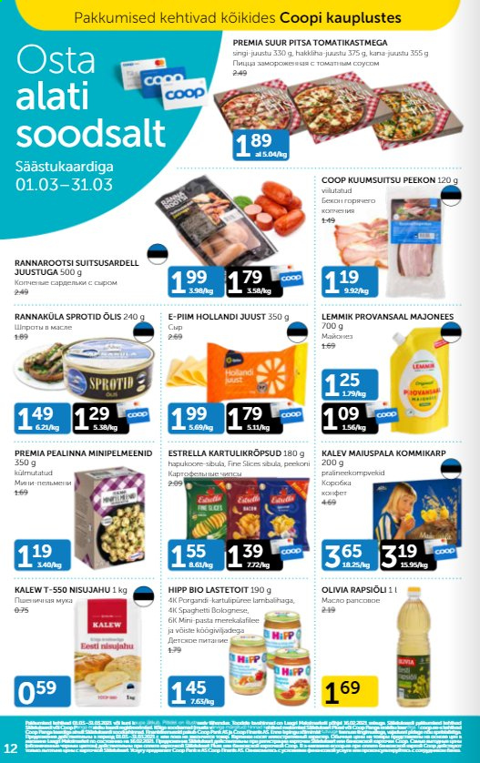 Coop kliendileht - 02.03.2021 - 08.03.2021. Lehekülg 12
