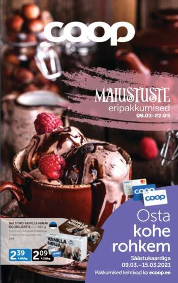 Kaupluse Coop kliendileht - 09.03.2021 - 15.03.2021.