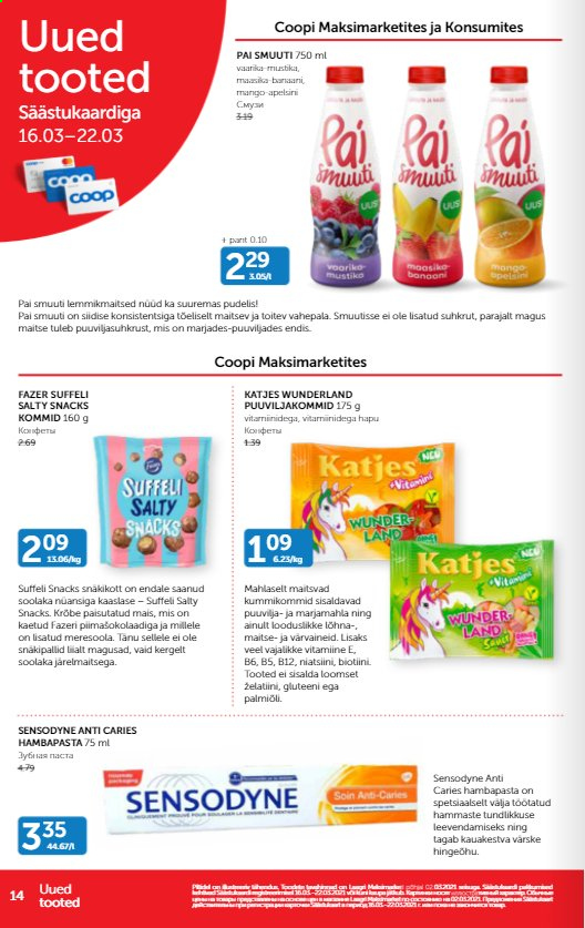 Coop kliendileht - 16.03.2021 - 22.03.2021. Lehekülg 14