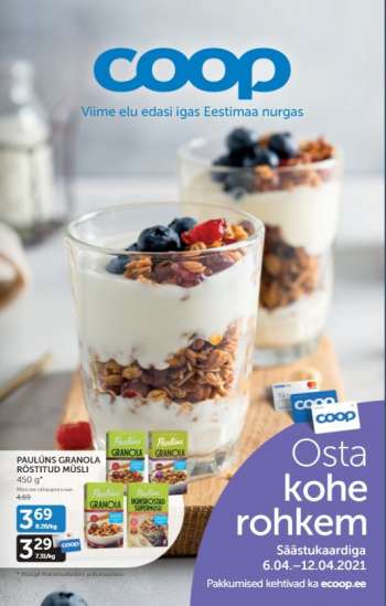 Kaupluse Coop kliendileht - 06.04.2021 - 12.04.2021.