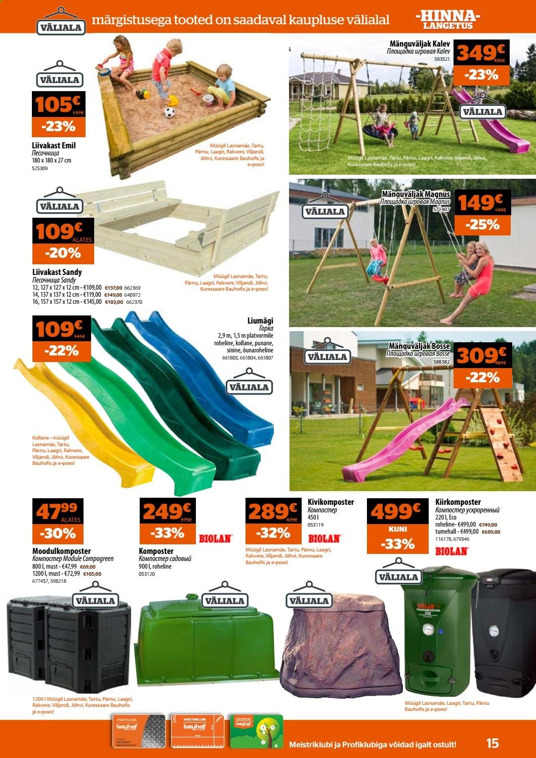 Bauhof kliendileht - 06.04.2021 - 26.04.2021. Lehekülg 15