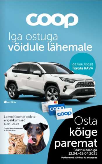 Kaupluse Coop kliendileht - 13.04.2021 - 19.04.2021.