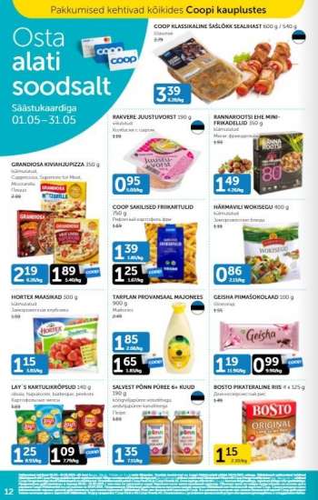Kaupluse Coop kliendileht - 01.05.2021 - 31.05.2021.