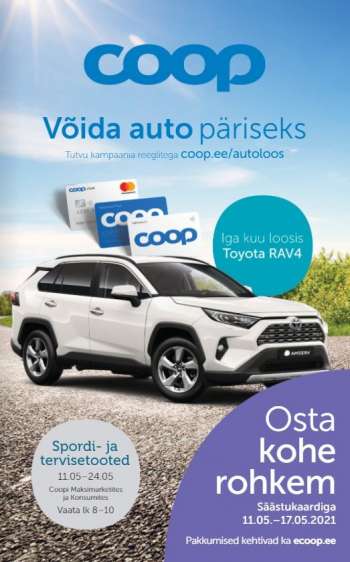 Kaupluse Coop kliendileht - 10.05.2021 - 17.05.2021.