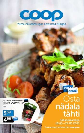 Kaupluse Coop kliendileht - 18.05.2021 - 24.05.2021.