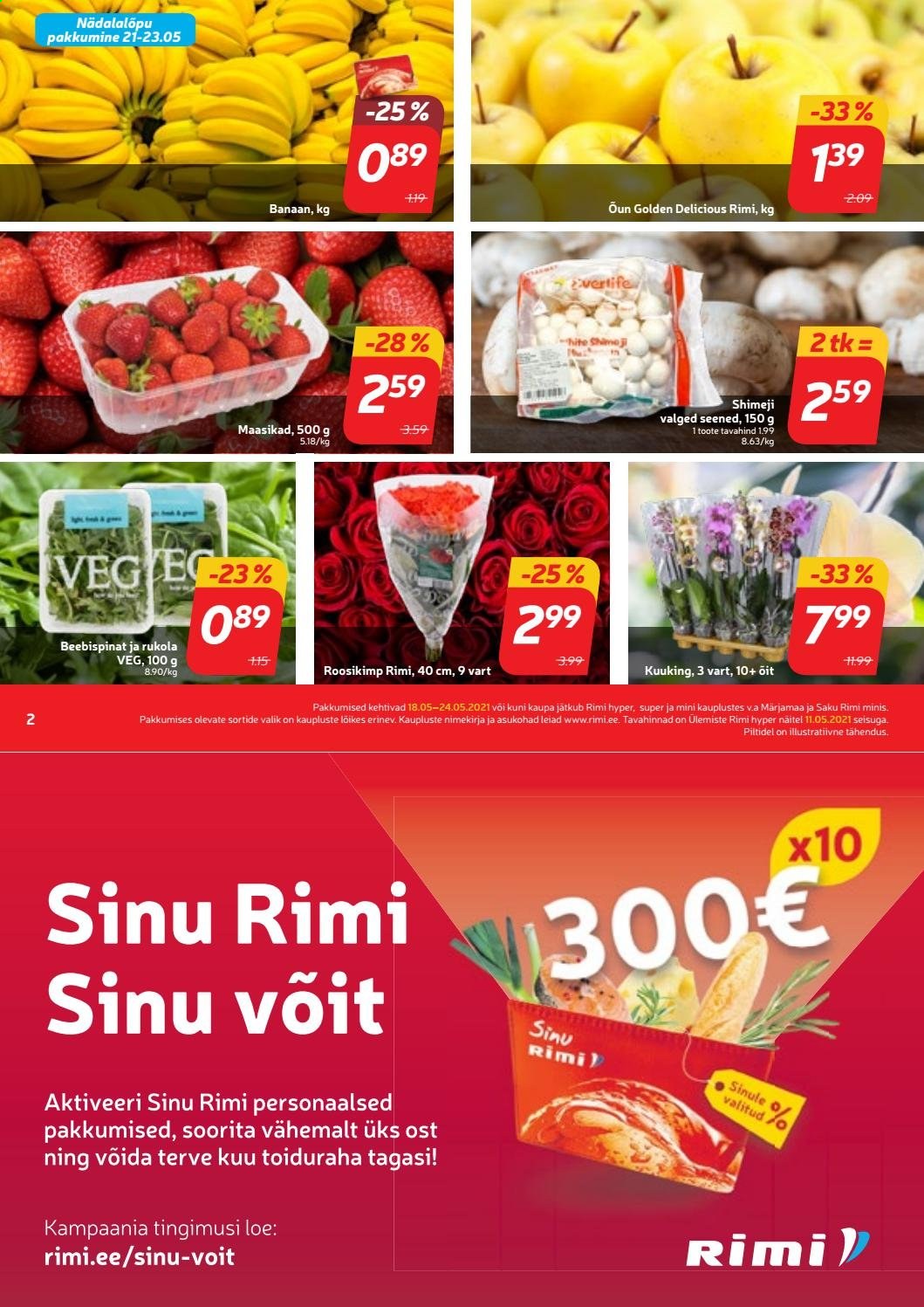 Rimi kliendileht - 18.05.2021 - 24.05.2021. Lehekülg 2