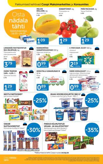Kaupluse Coop kliendileht - 18.05.2021 - 24.05.2021.