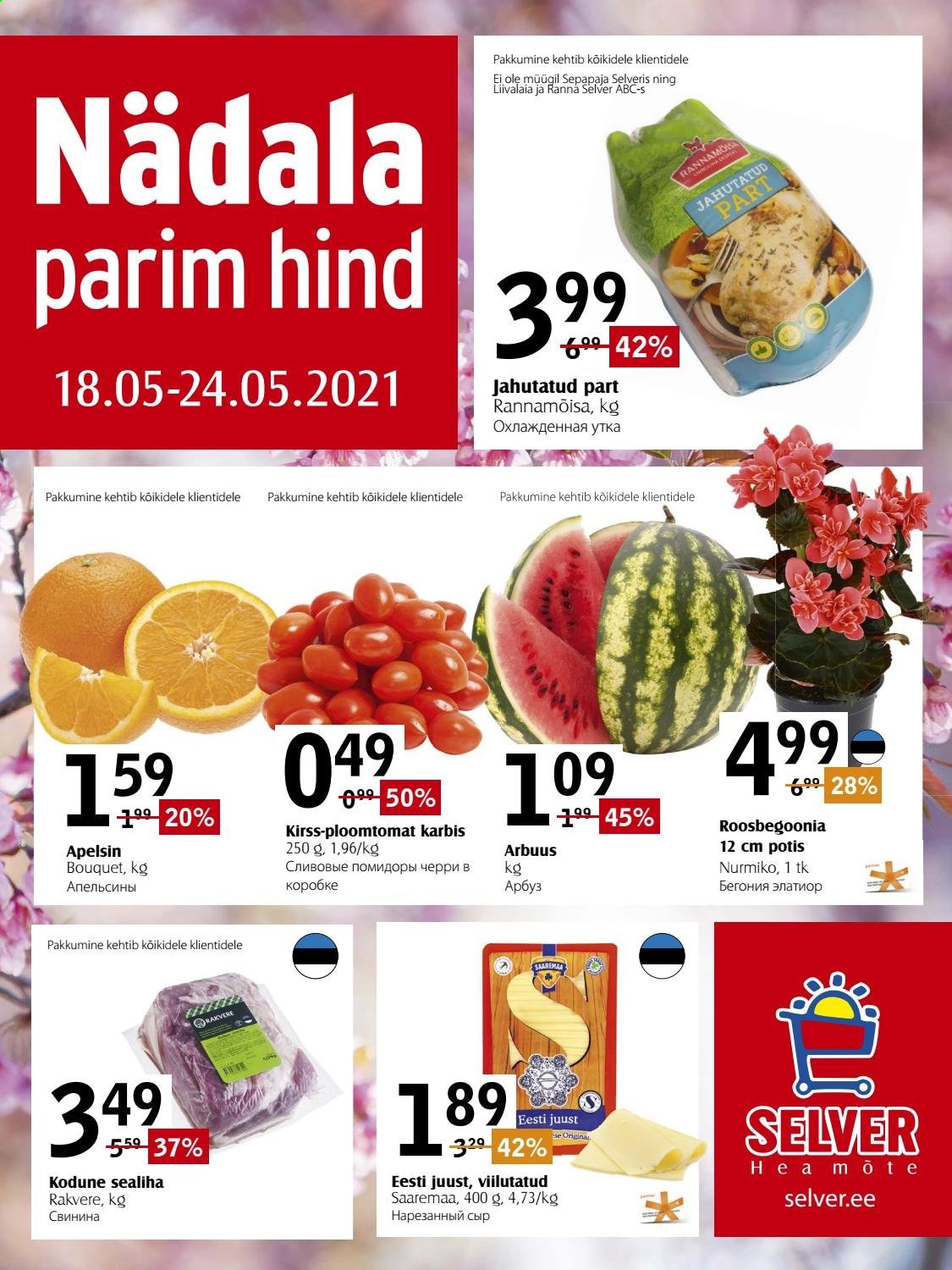 Selver kliendileht - 18.05.2021 - 24.05.2021. Lehekülg 1