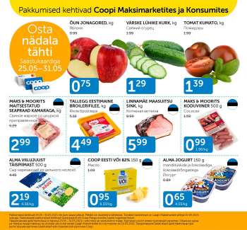 Kaupluse Coop kliendileht - 25.05.2021 - 31.05.2021.
