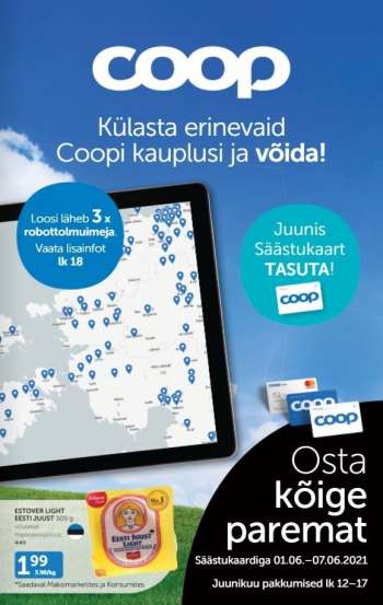 Kaupluse Coop kliendileht - 01.06.2021 - 07.06.2021.