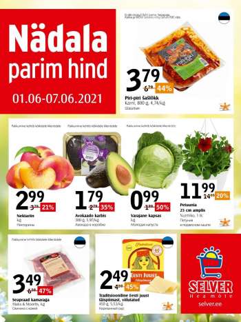 Kaupluse Selver kliendileht - 01.06.2021 - 07.06.2021.