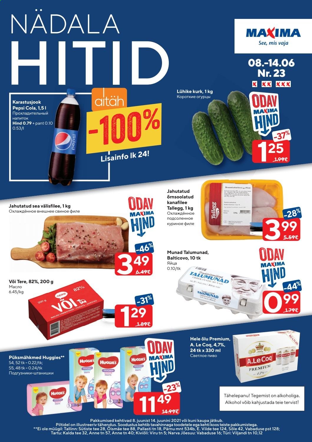 Maxima kliendileht - 08.06.2021 - 14.06.2021. Lehekülg 1