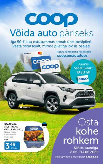 Kaupluse Coop kliendileht - 08.06.2021 - 14.06.2021.