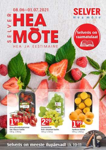 Kaupluse Selver kliendileht - 08.06.2021 - 01.07.2021.
