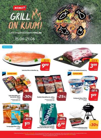 Kaupluse Rimi kliendileht - 15.06.2021 - 21.06.2021.