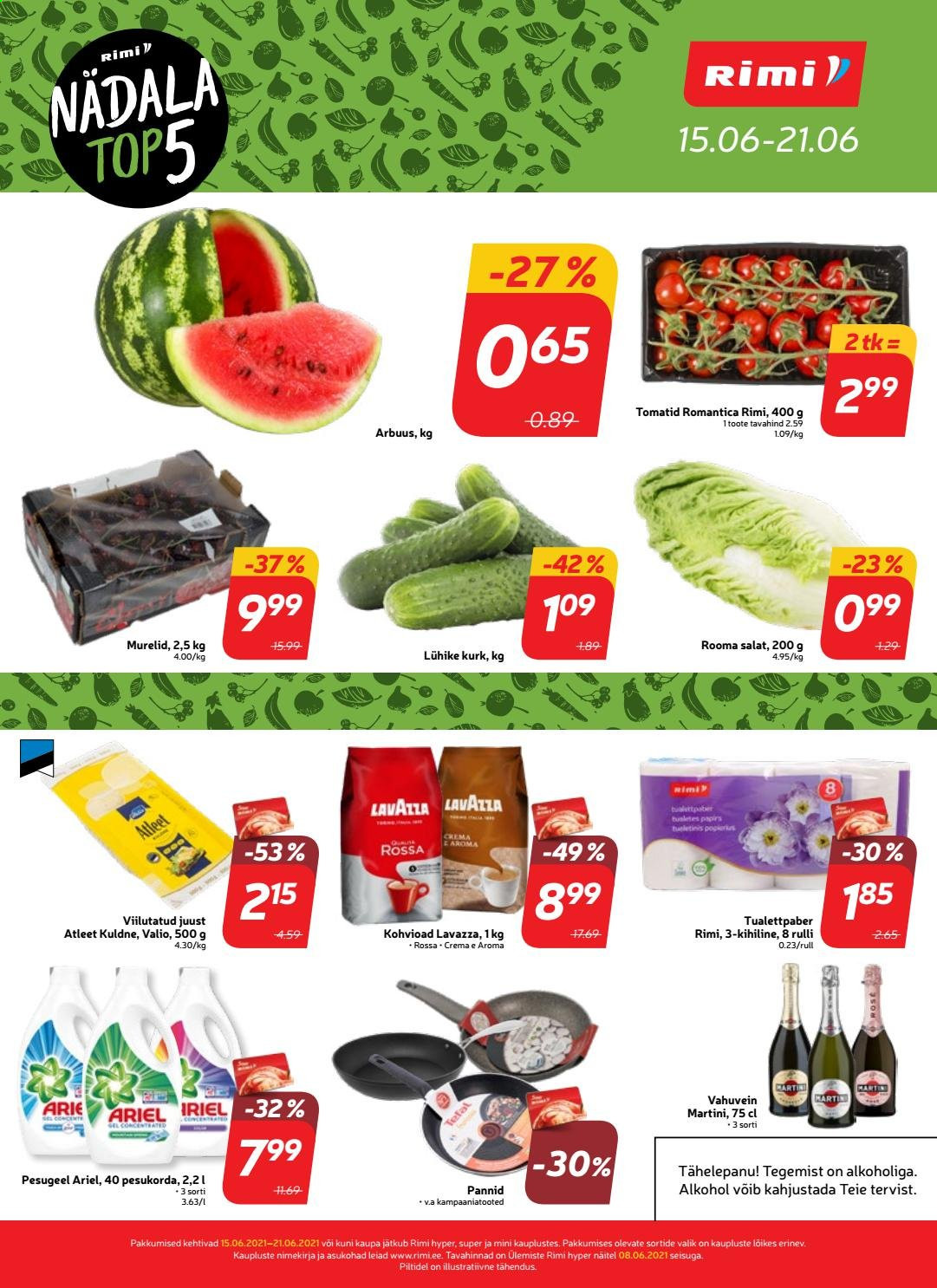 Rimi kliendileht - 15.06.2021 - 21.06.2021. Lehekülg 16