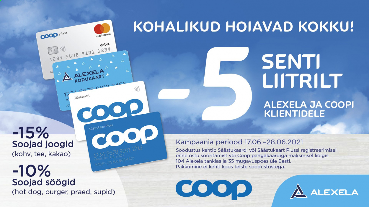 Coop kliendileht - 17.06.2021 - 28.06.2021. Lehekülg 1