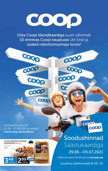 Kaupluse Coop kliendileht - 29.06.2021 - 05.07.2021.