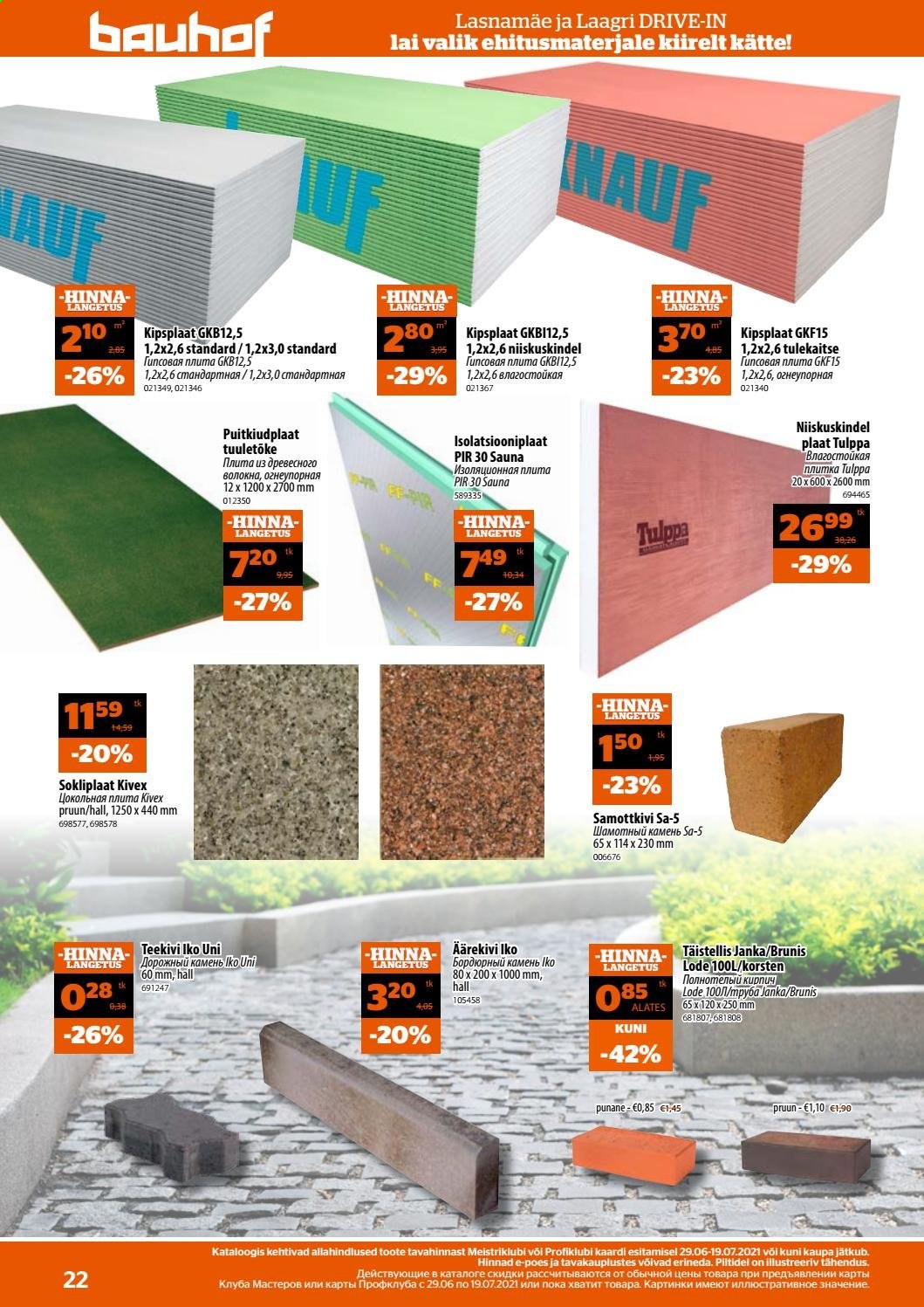 Bauhof kliendileht - 29.06.2021 - 19.07.2021. Lehekülg 22