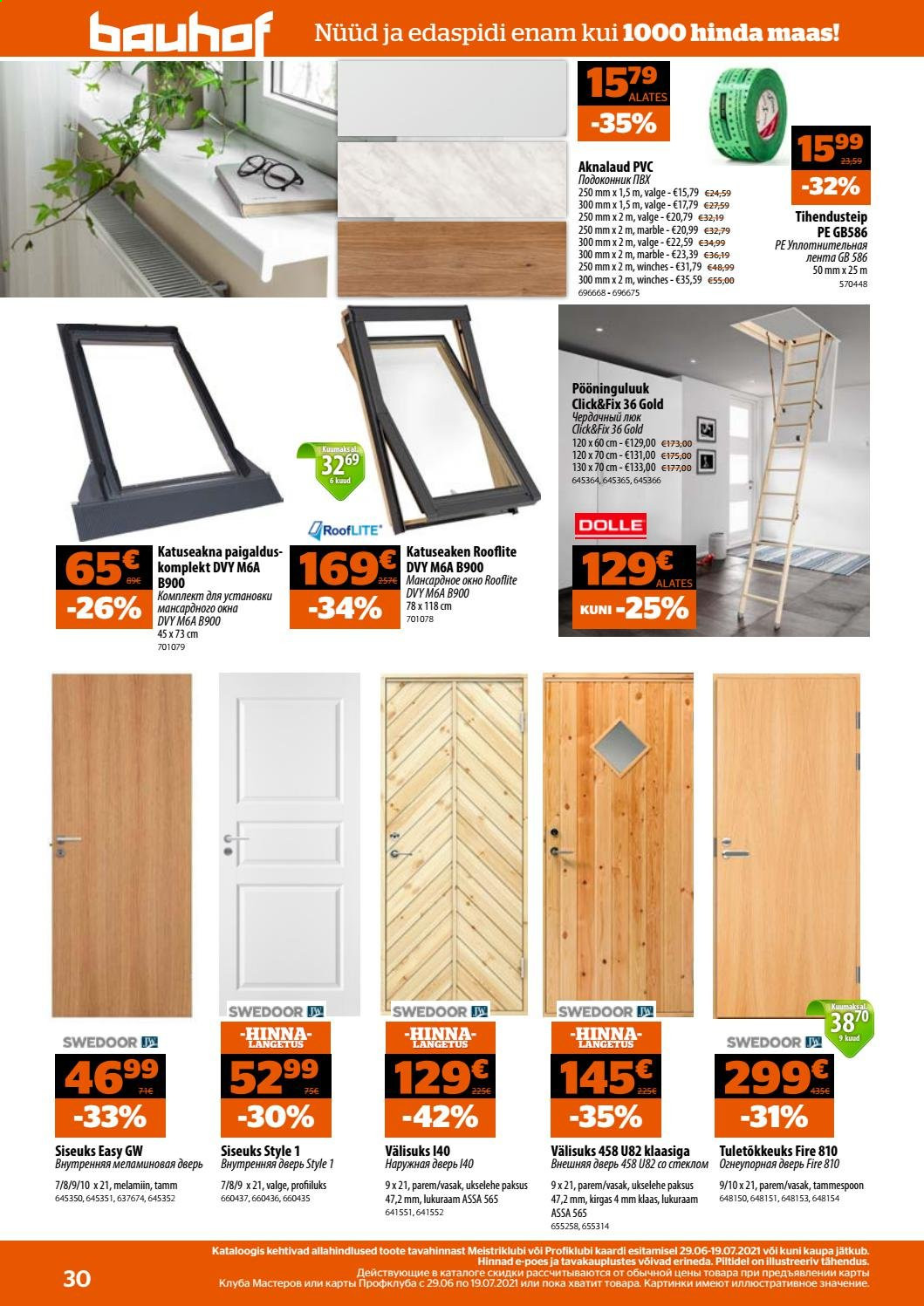 Bauhof kliendileht - 29.06.2021 - 19.07.2021. Lehekülg 30