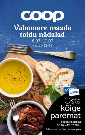 Kaupluse Coop kliendileht - 06.07.2021 - 19.07.2021.