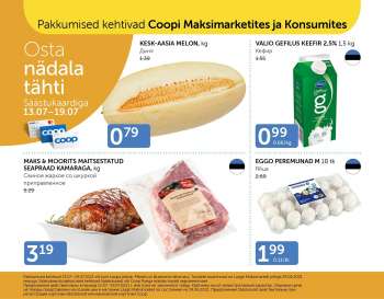 Kaupluse Coop kliendileht - 13.07.2021 - 19.07.2021.