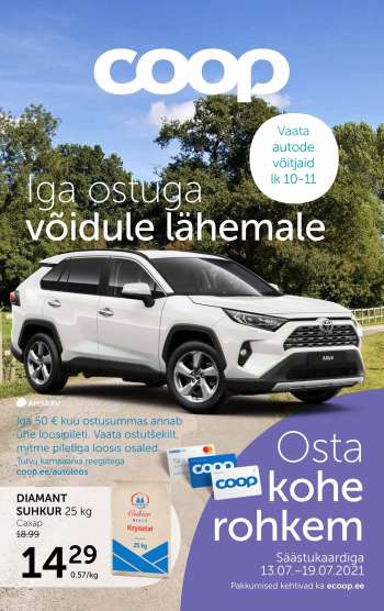 Kaupluse Coop kliendileht - 13.07.2021 - 19.07.2021.