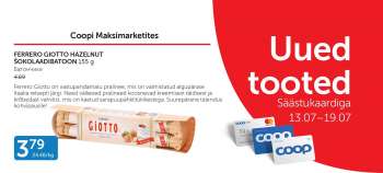 Kaupluse Coop kliendileht - 13.07.2021 - 19.07.2021.