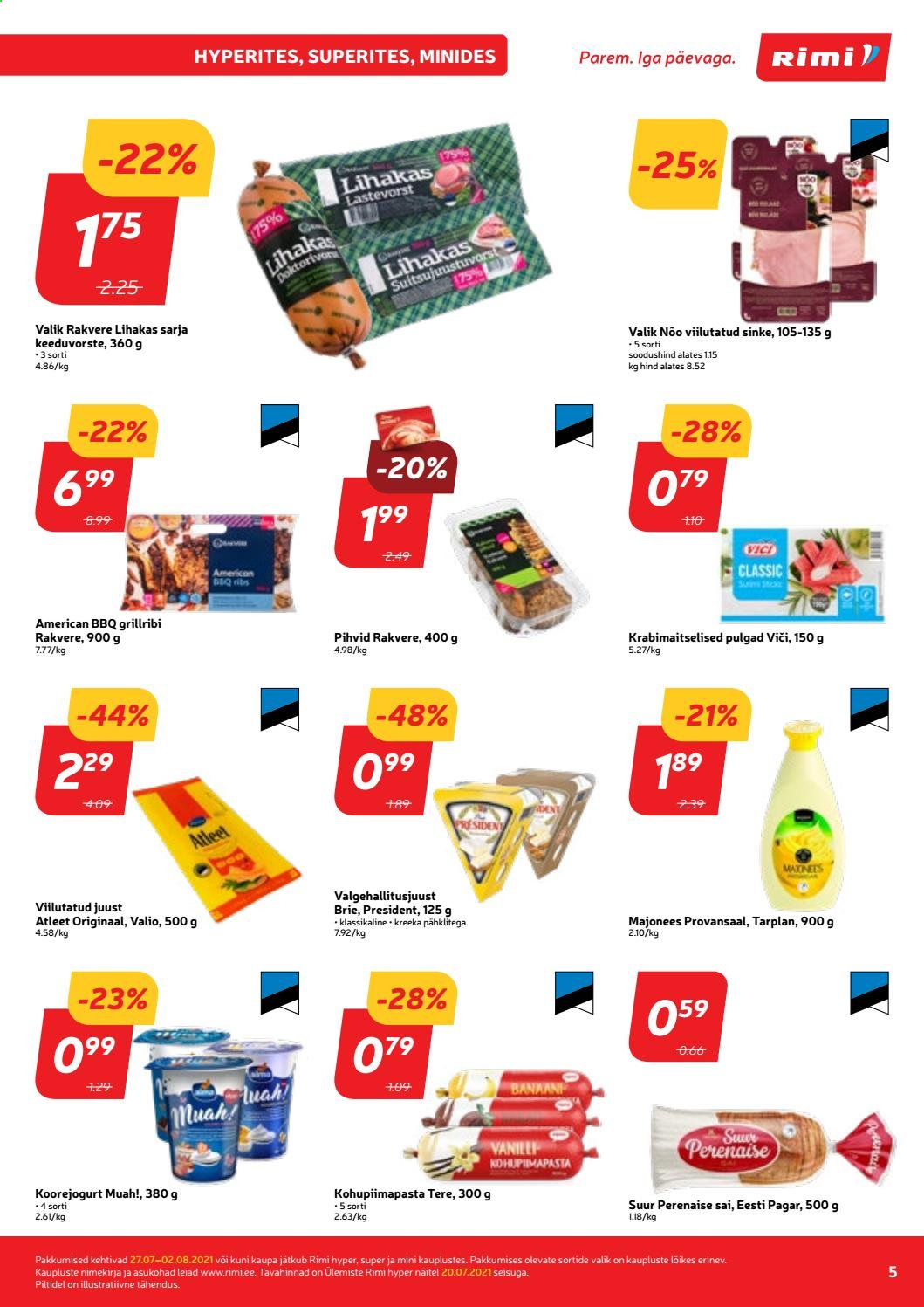 Rimi kliendileht - 27.07.2021 - 02.08.2021. Lehekülg 5