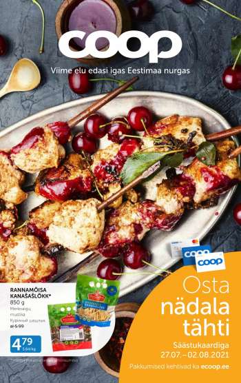 Kaupluse Coop kliendileht - 27.07.2021 - 02.08.2021.
