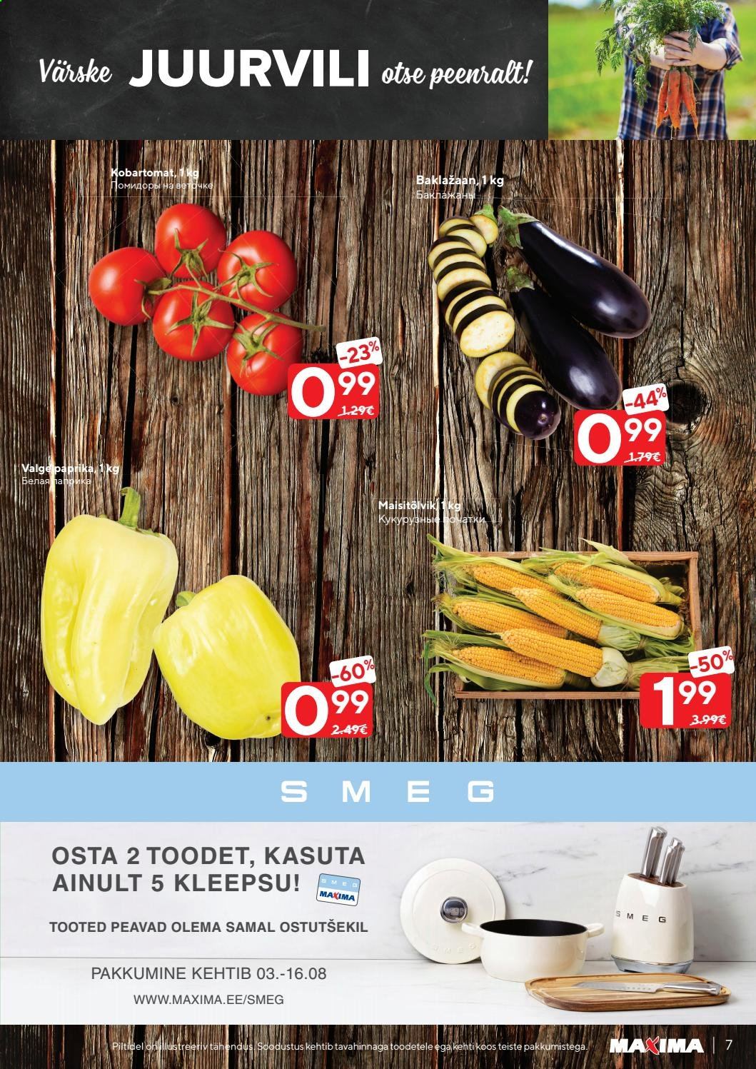 Maxima kliendileht - 03.08.2021 - 09.08.2021. Lehekülg 7