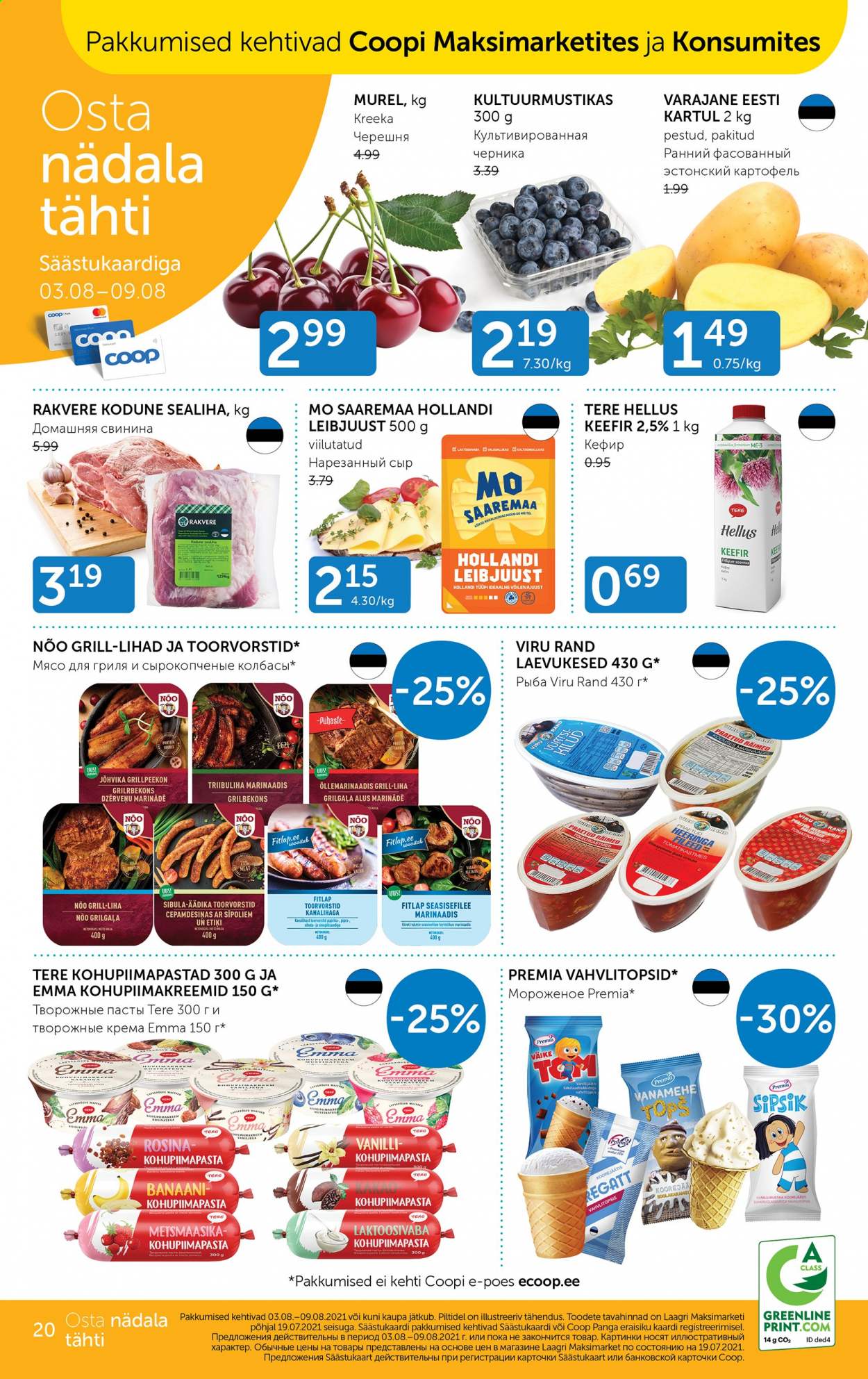 Coop kliendileht - 03.08.2021 - 09.08.2021. Lehekülg 1
