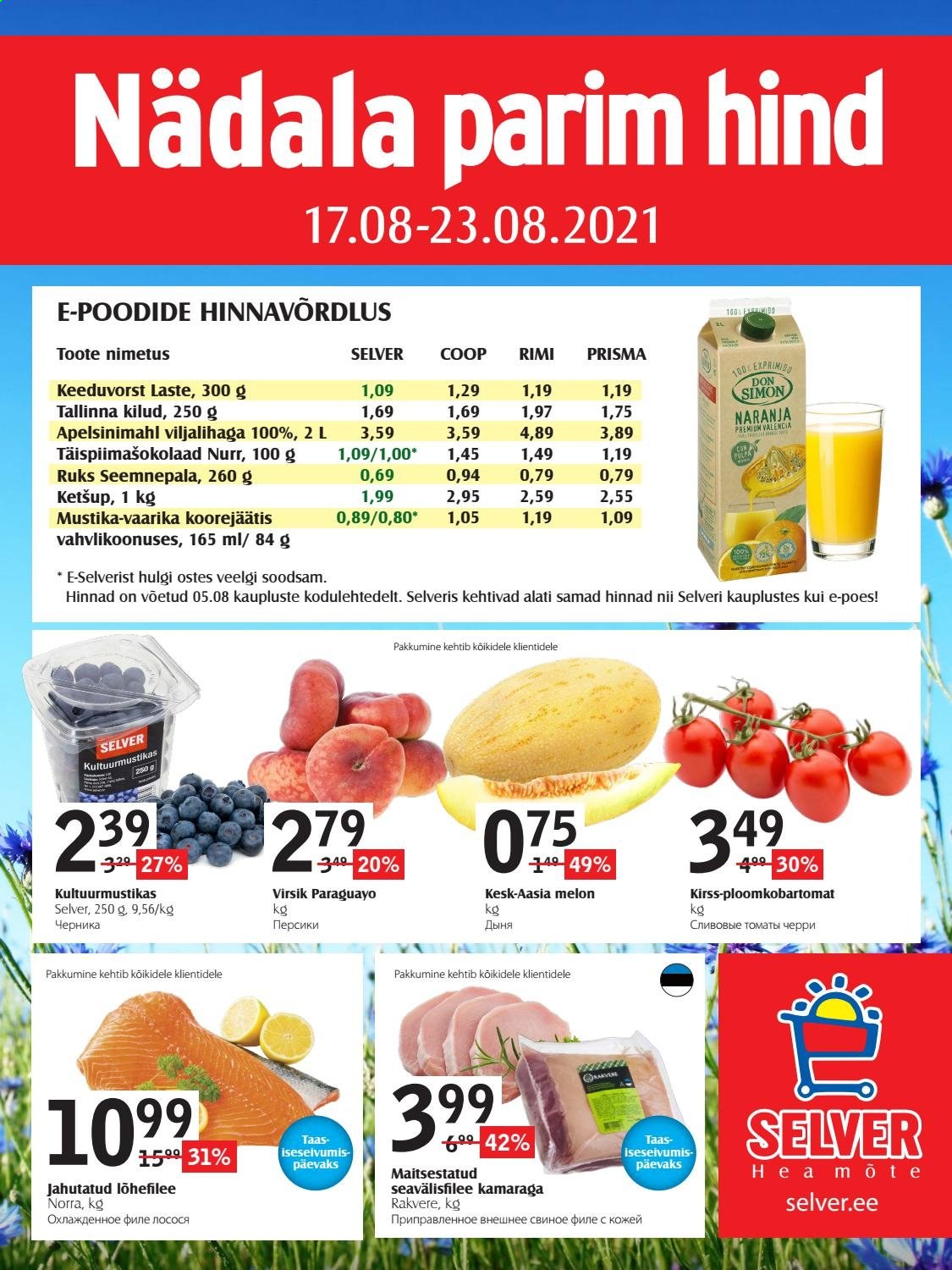 Selver kliendileht - 17.08.2021 - 23.08.2021. Lehekülg 1