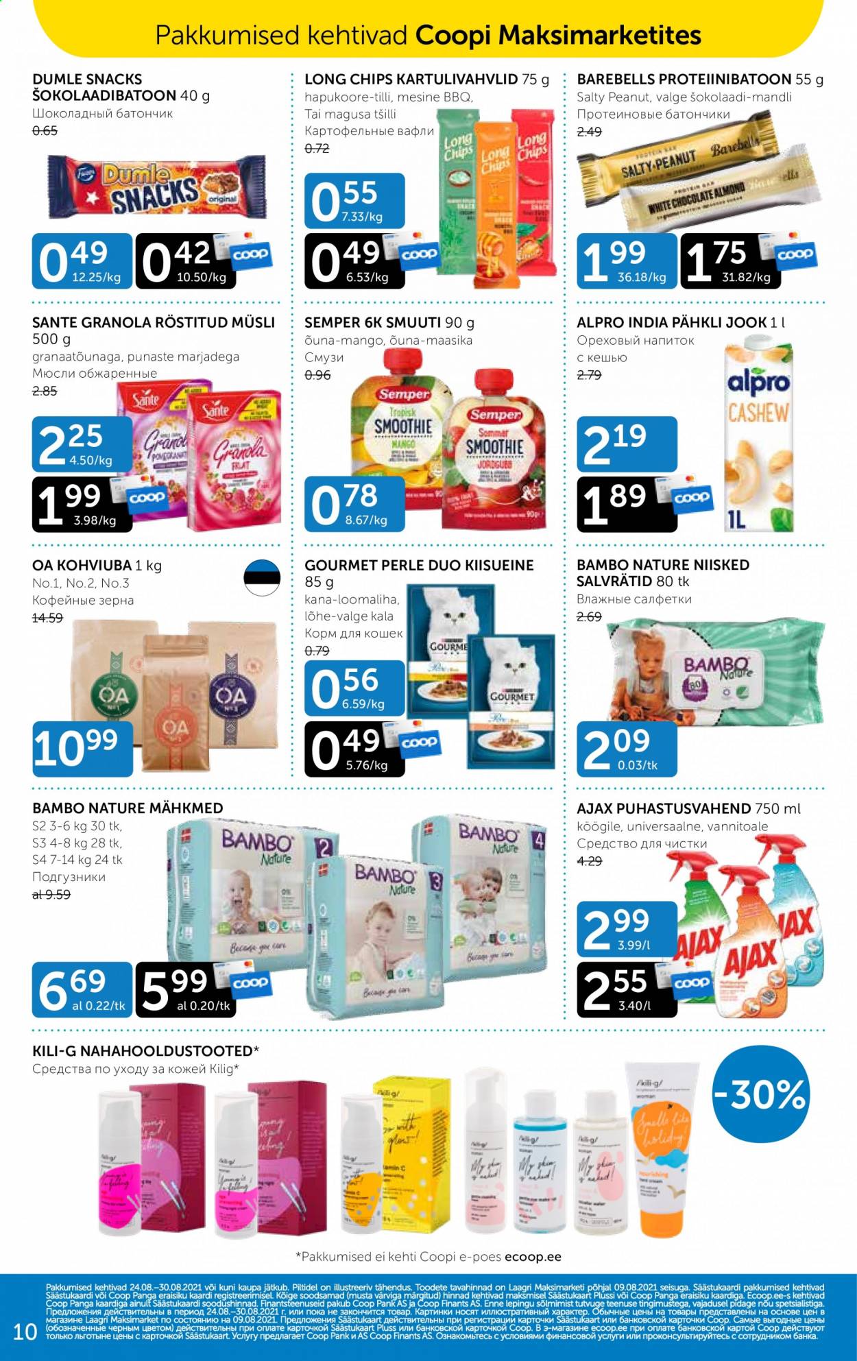 Coop kliendileht - 24.08.2021 - 30.08.2021. Lehekülg 10