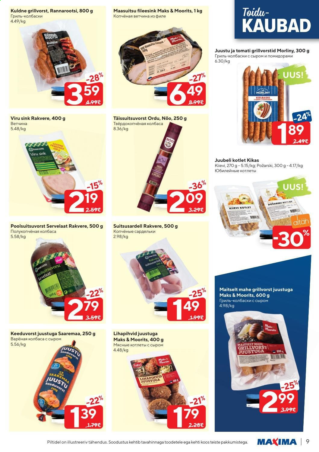 Maxima kliendileht - 31.08.2021 - 06.09.2021. Lehekülg 9