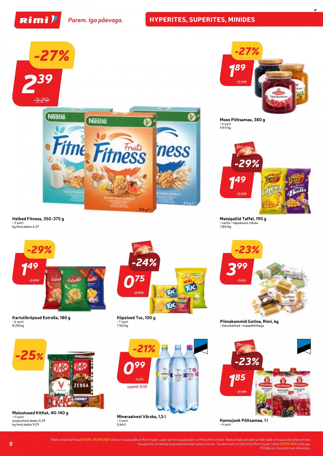 Rimi kliendileht - 14.09.2021 - 20.09.2021. Lehekülg 8