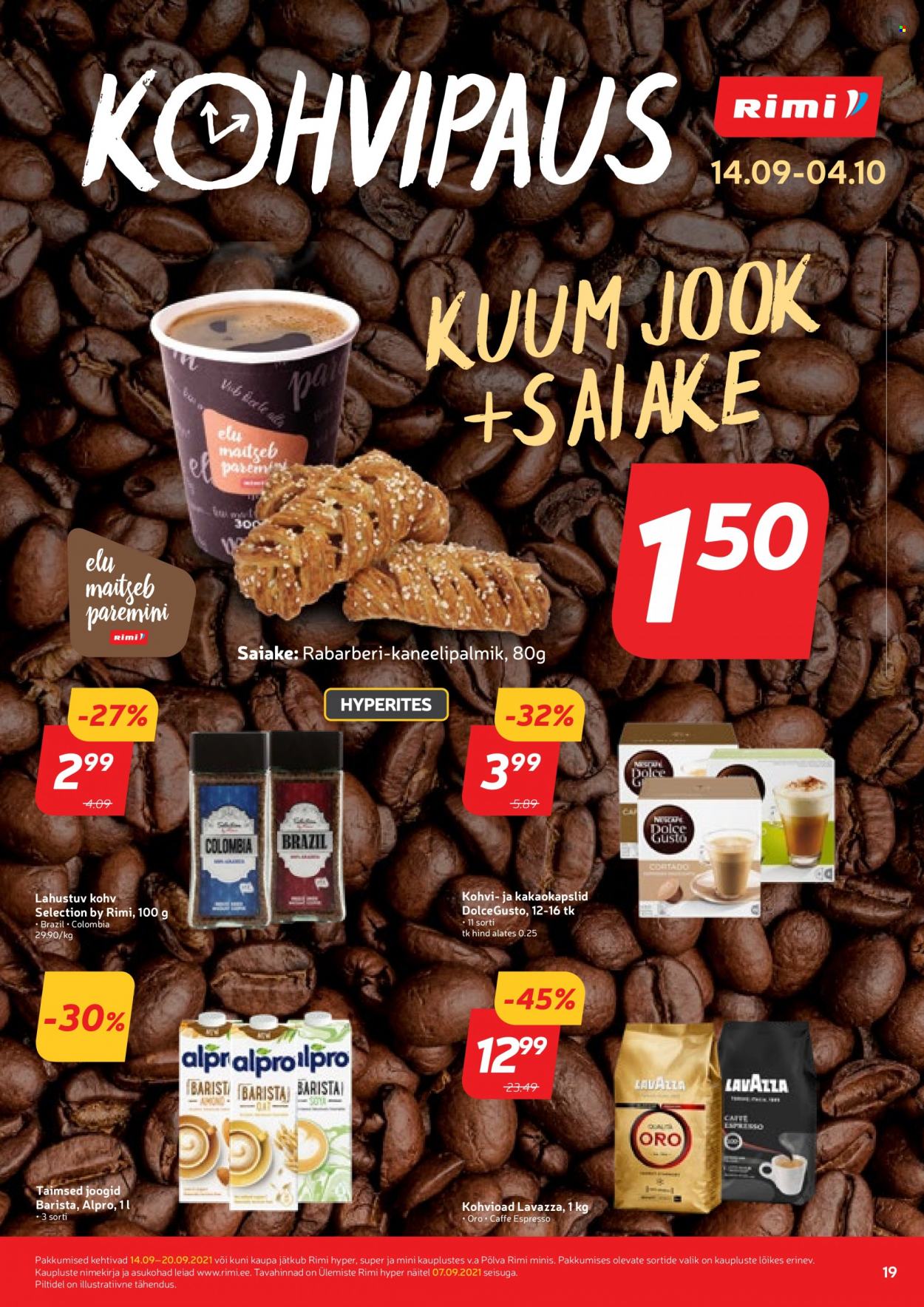 Rimi kliendileht - 14.09.2021 - 20.09.2021. Lehekülg 19