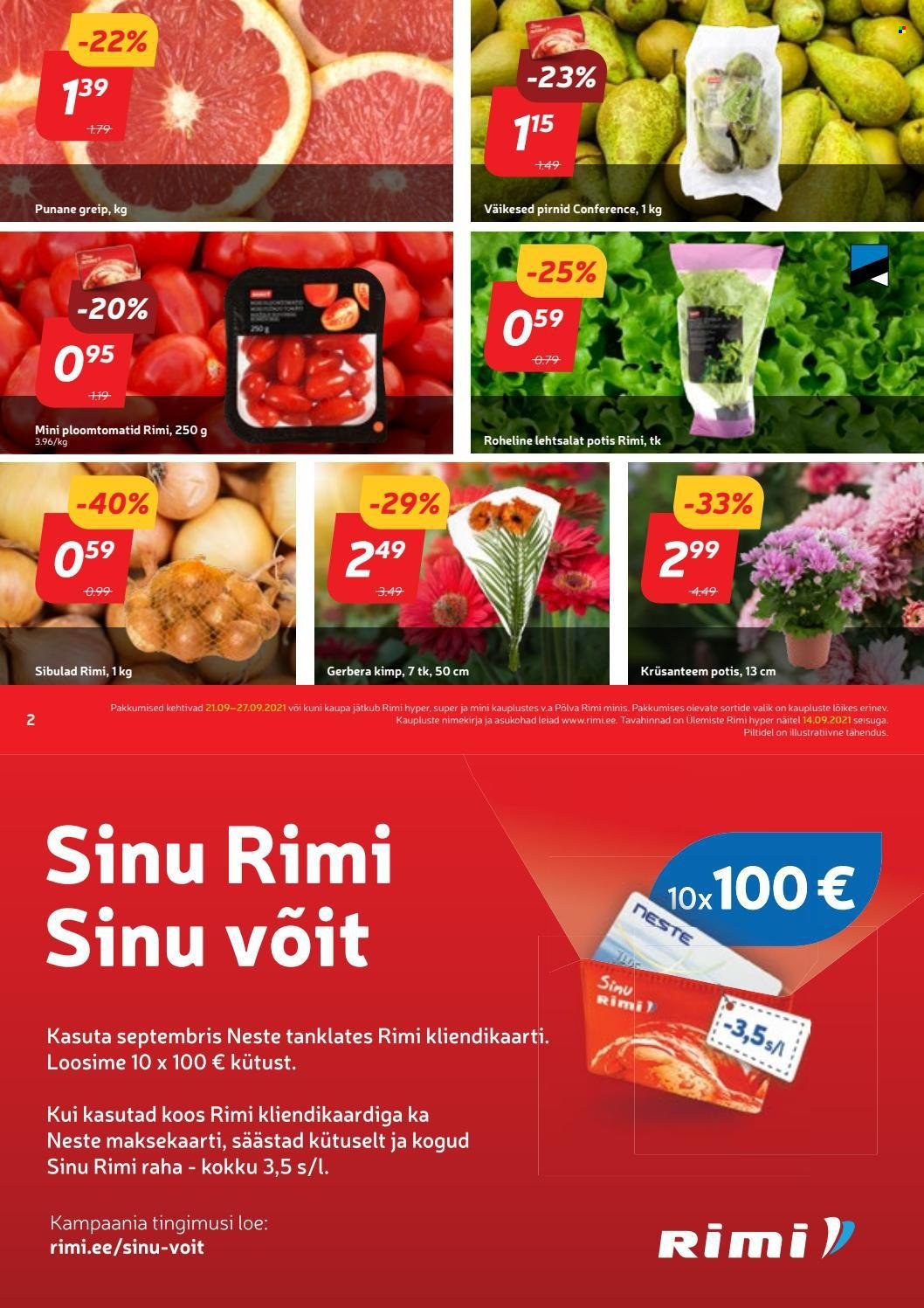 Rimi kliendileht - 21.09.2021 - 27.09.2021. Lehekülg 2