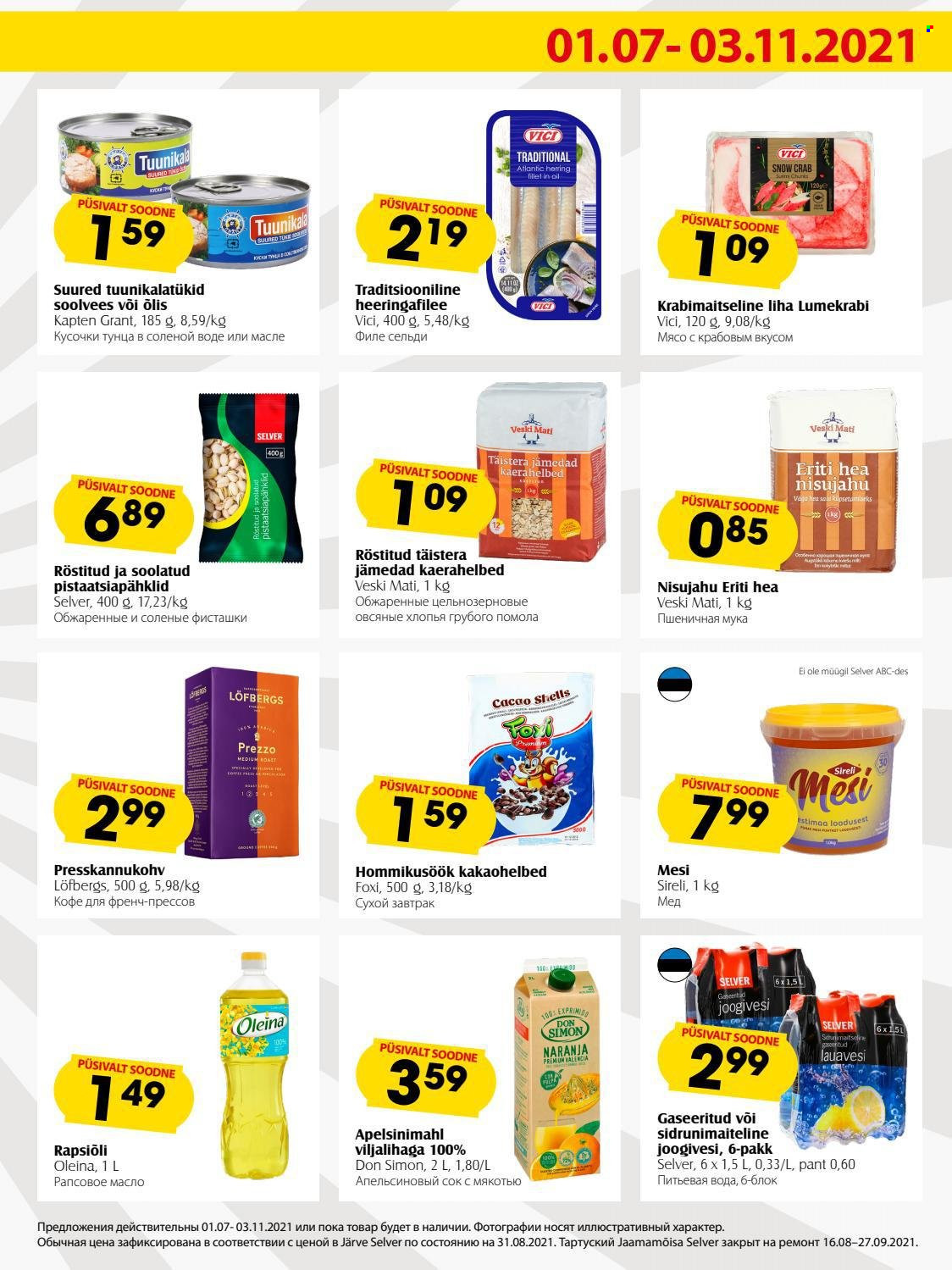 Selver kliendileht - 21.09.2021 - 27.09.2021. Lehekülg 3