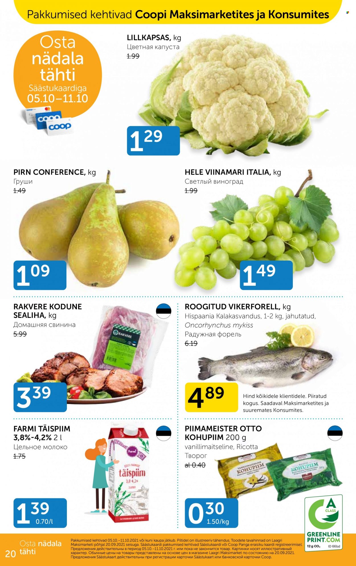 Coop kliendileht - 05.10.2021 - 11.10.2021. Lehekülg 20