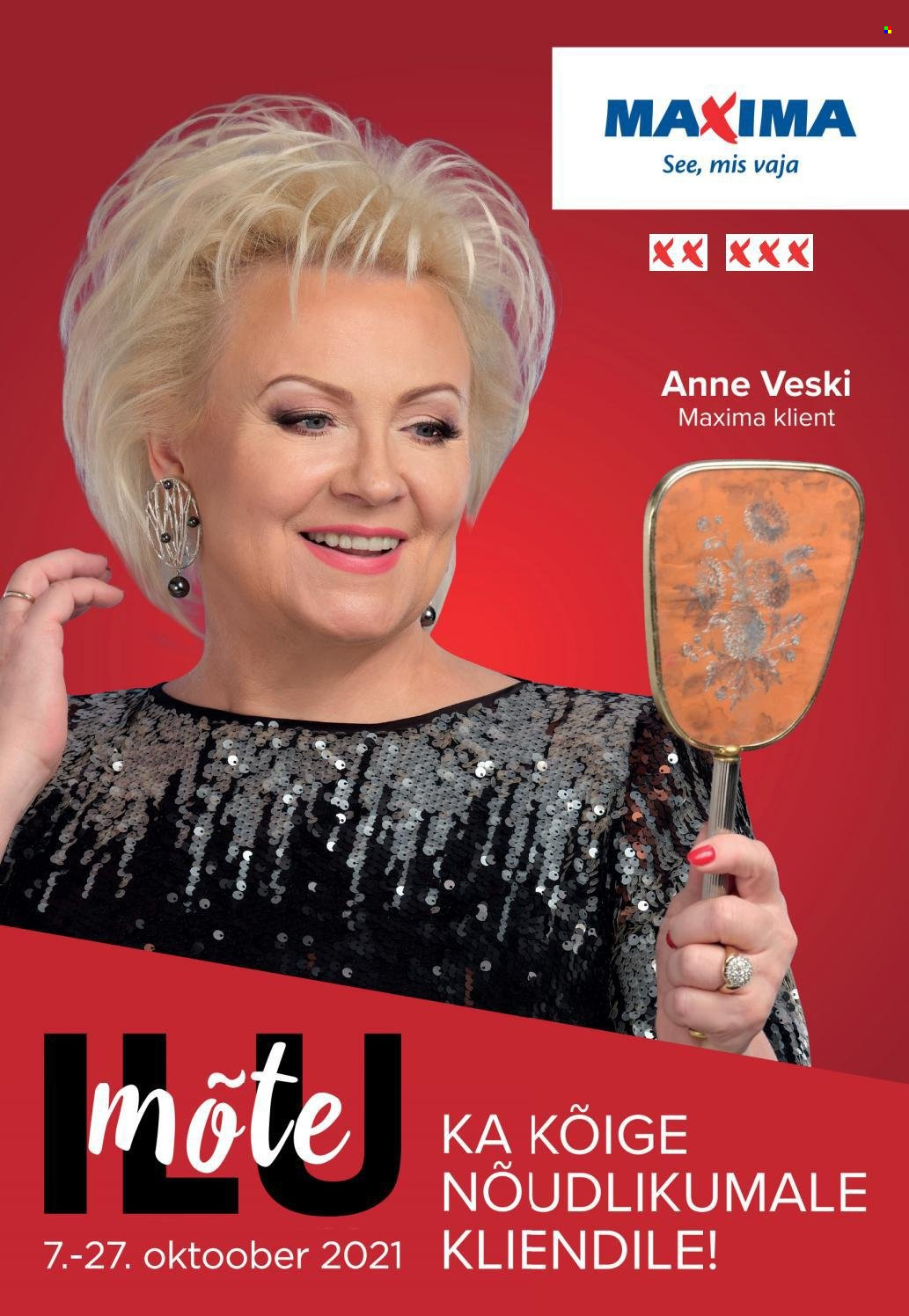Maxima kliendileht - 07.10.2021 - 27.10.2021. Lehekülg 1
