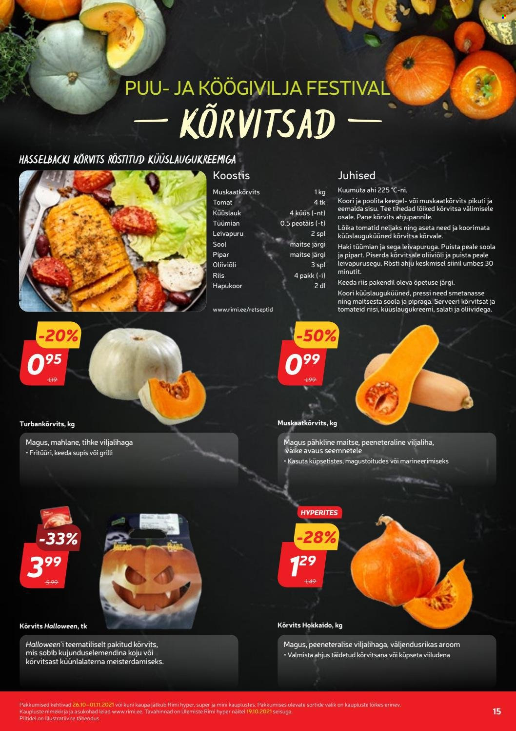 Rimi kliendileht - 26.10.2021 - 01.11.2021. Lehekülg 15