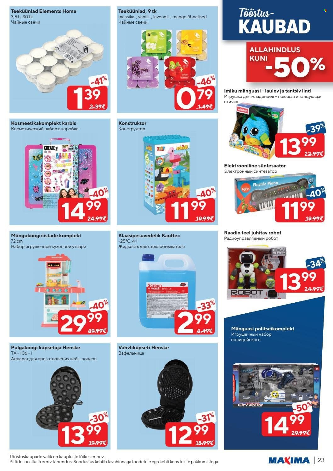 thumbnail - Kaupluse Maxima kliendileht - 02.11.2021 - 08.11.2021 - soodustooted - mänguasi. Lehekülg 23.