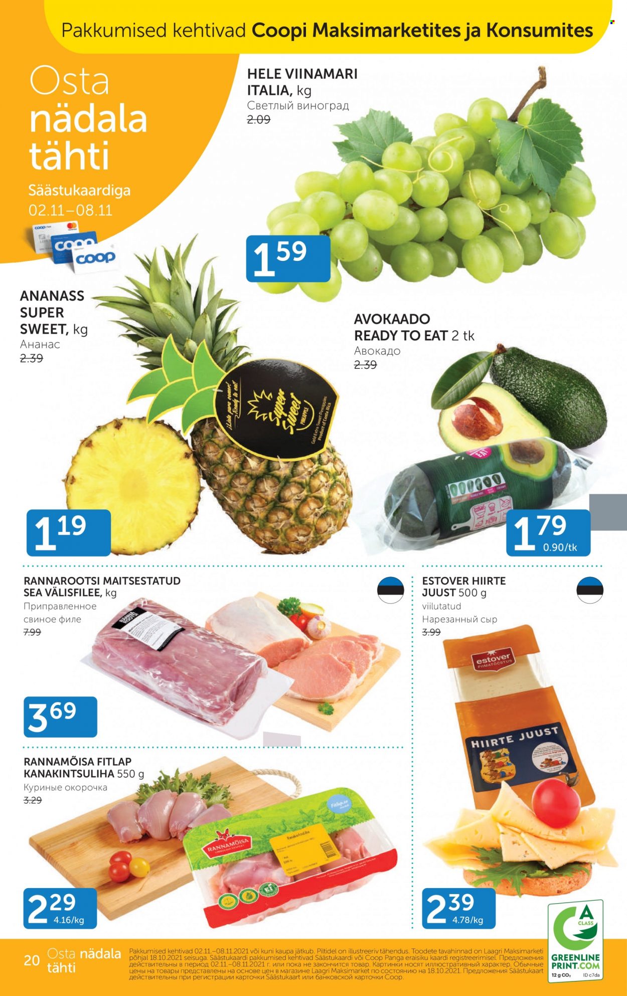 Coop kliendileht - 02.11.2021 - 08.11.2021. Lehekülg 20