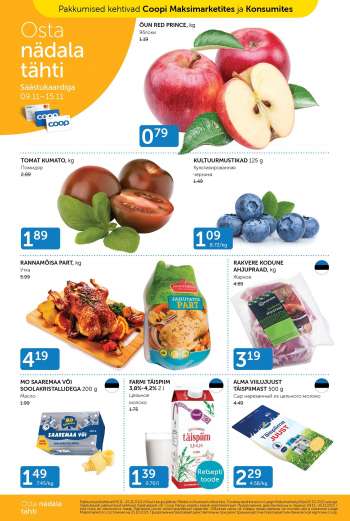 Kaupluse Coop kliendileht - 09.11.2021 - 15.11.2021.