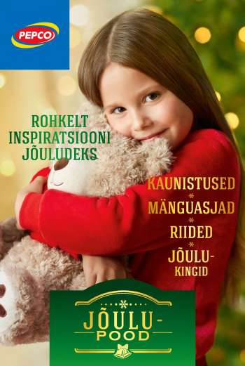 Kaupluse Pepco kliendileht - 11.11.2021 - 23.12.2021.
