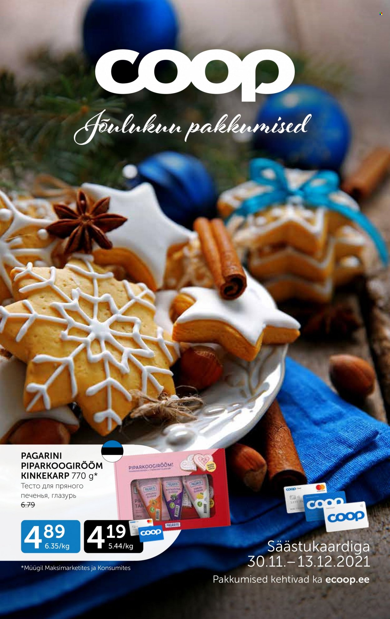 Coop kliendileht - 30.11.2021 - 13.12.2021. Lehekülg 1